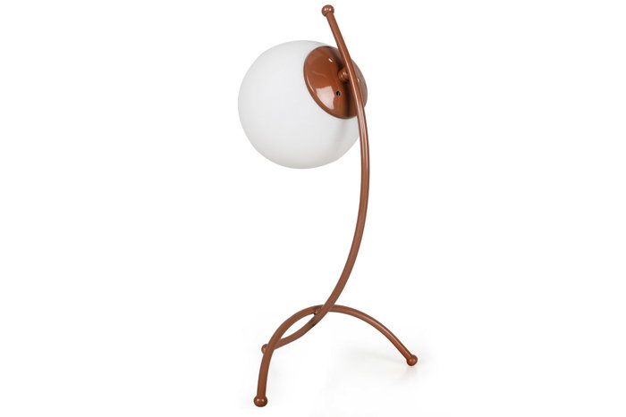 Opviq Yay - 5013 Lámpara de Mesa Blanco y Cobre